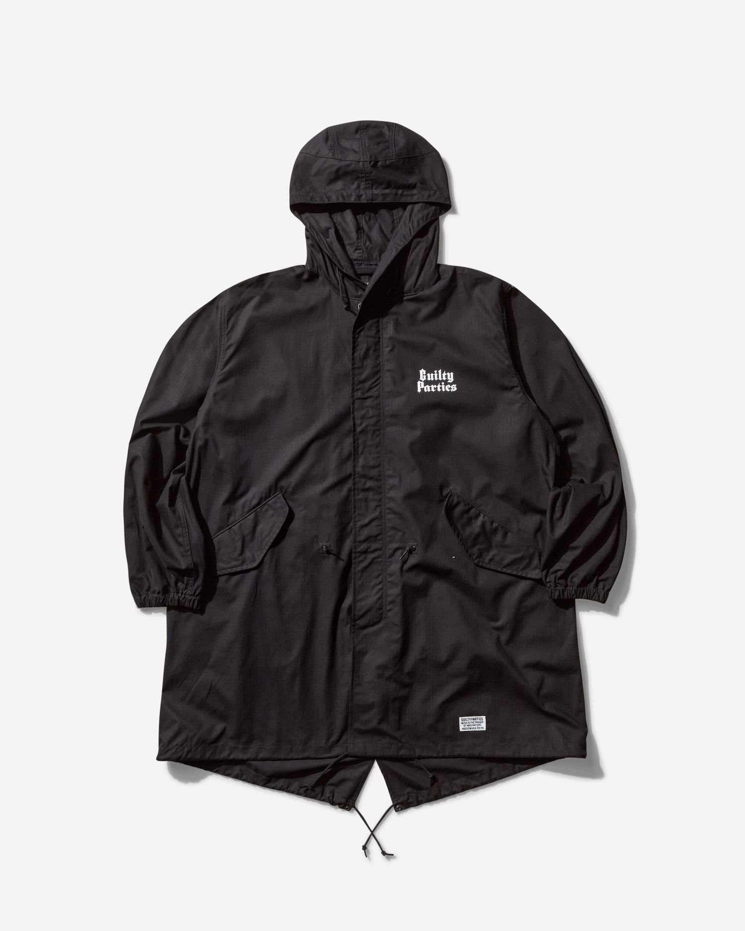 Parka WACKO MARIA Mods Coat Type-2 Musta | 25SS-WMO-ML02 BLACK, 0
