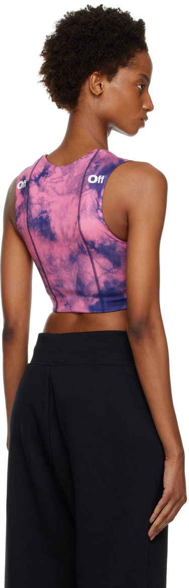 Rintaliivit Off-White Off-White Tie-Dye Sports Bra Vaaleanpunainen | OWVO054F22JER0023045, 2