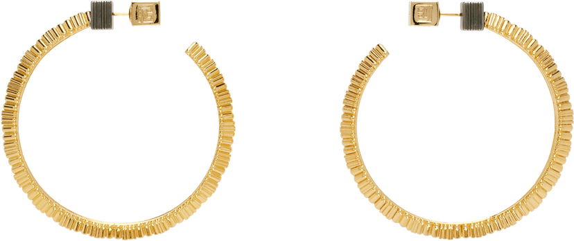 Korvakorut Balmain Balmain Perfume Hoop Earrings Keltainen | EN0XK486MBEL