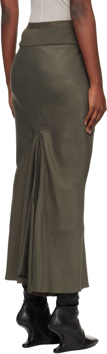 Hame Rick Owens Concordians Calf Bias Midi Skirt Vihreä | RP02E4334 HSCH, 2