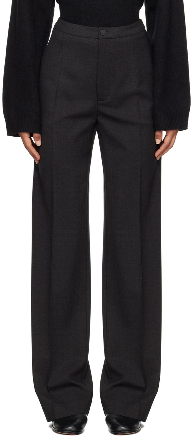 Housut Loulou de Saison Loulou de Saison Vys Trousers Musta | VYS