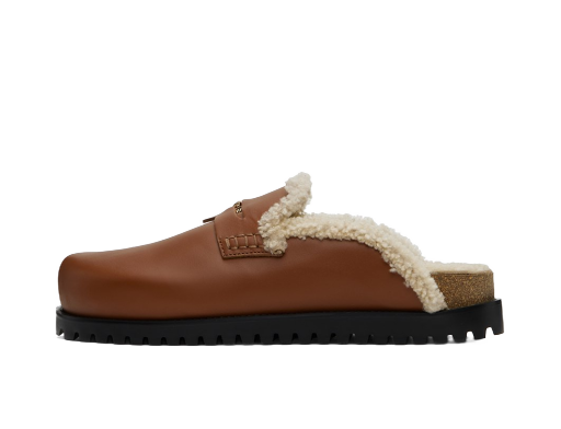Tennarit ja kengät Versace Shearling Medusa Mules Ruskea | 1010280_1A08581