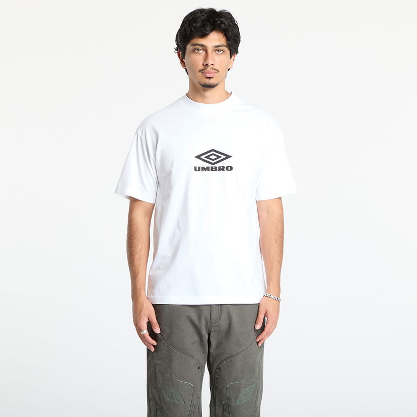 T-paita Umbro Basic Crew Neck Short-Sleeve T-Shirt Valkoinen | UBMW0408JY125 WTH0001