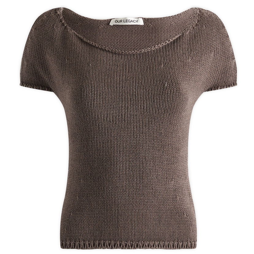 Villapaita OUR LEGACY Our Legacy Women's Knitted Tank Top Ruskea | W2253SW