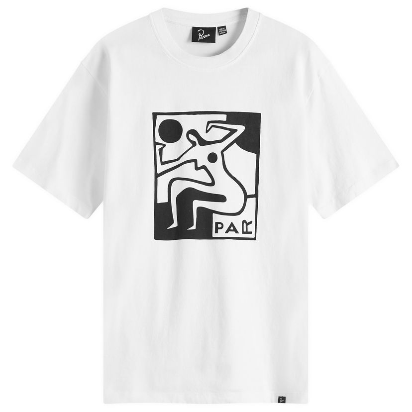 T-paita By Parra Parra Ball Sports T-Shirt, Size Large Valkoinen | 53221-WHT
