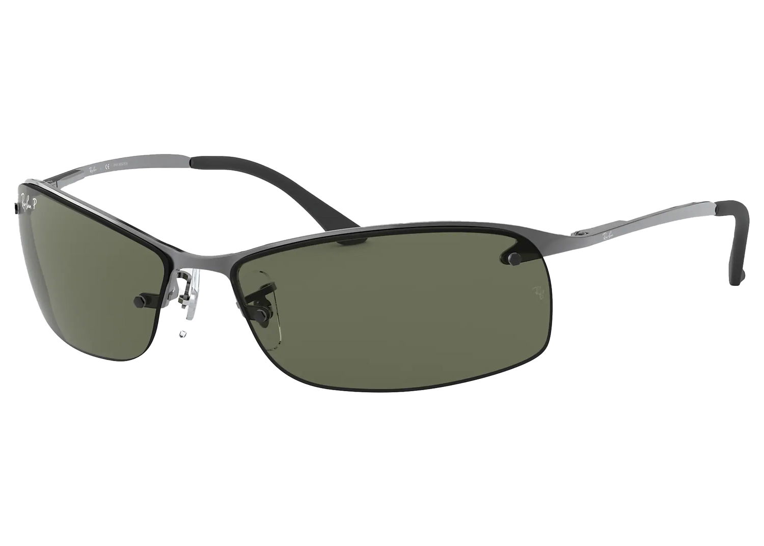 Aurinkolasit Ray-Ban RB3183 Rectangular Sunglasses Harmaa | RB3183, 0