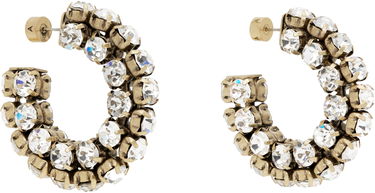Korvakorut Area AREA Small Crystal Hoop Earrings Metallinen | 0000JW0015OT02, 1