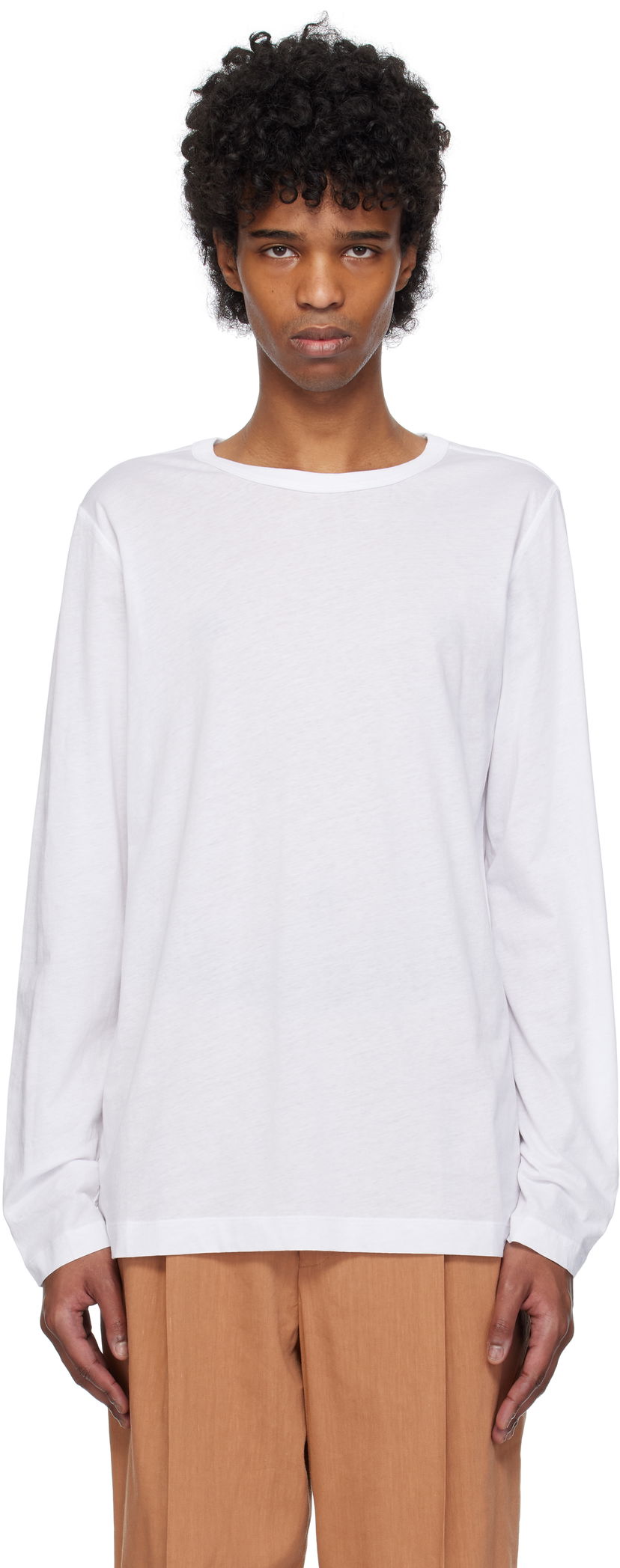T-paita Dries Van Noten Dries Van Noten Long Sleeve T-Shirt Valkoinen | 251-021144-1608