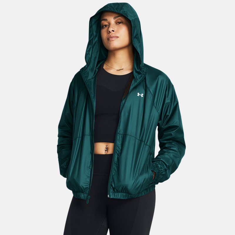 Tuulitakki Under Armour Hooded Jacket Vihreä | 1382698-449