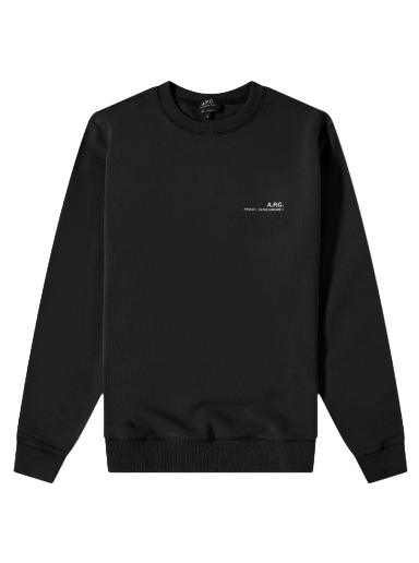 Villapaita A.P.C. Item Logo Crewneck Musta | COFBQ-H27608-LZZ