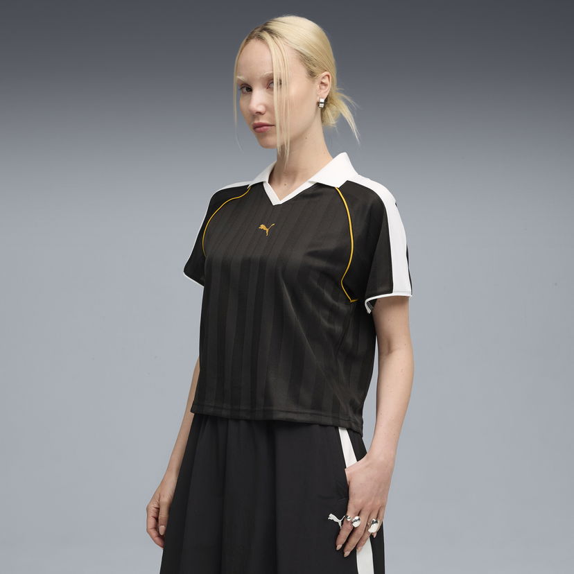 Jersey Puma T7 Relaxed Fit Soccer Jersey Musta | 632157_01