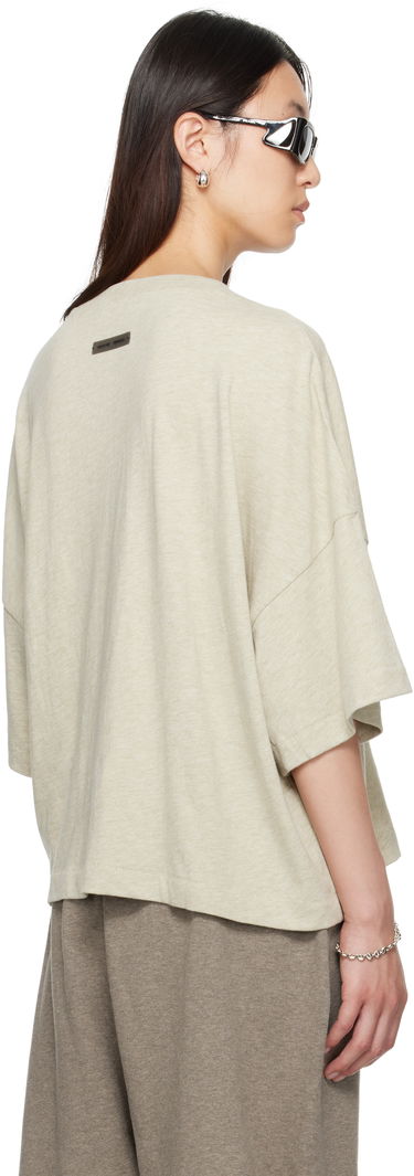 T-paita Fear of God Fear of God ESSENTIALS Boxy T-Shirt Beige | 125SP255892FW, 2