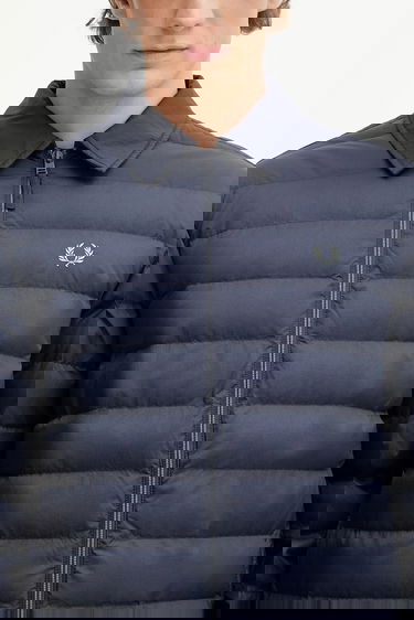 Puffer takki Fred Perry Fred Perry J1301 Puffer Jacket Tummansininen | J1301, 3