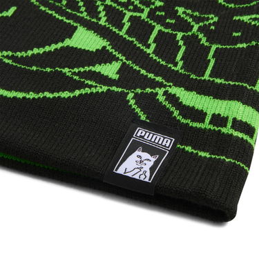 Pipo Puma PUMA x RIPNDIP Knitted Beanie with Graphic Print Musta | 026596_01, 4