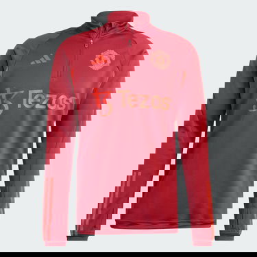 Huppari adidas Performance Manchester United Tiro 23 Training Top Burgundia | IA7277, 4