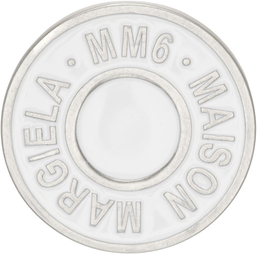 Pin Maison Margiela Round Logo Pin Metallinen | SM7VK0019 P7070