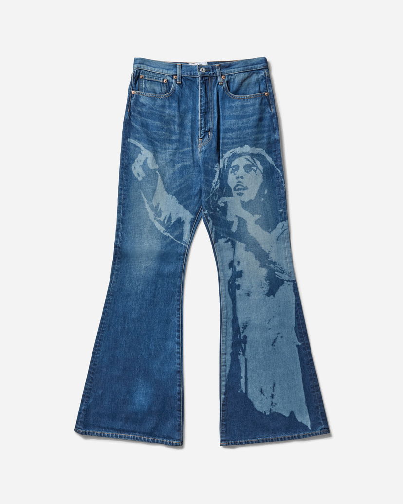 Jeans Junya Watanabe Bob Marley Flare Denim Pants Sininen | WO-P919-100 001