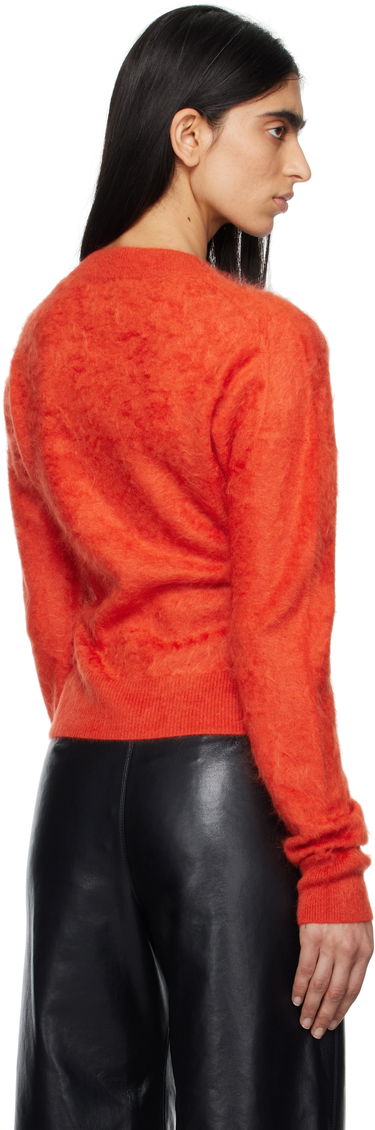 Villapaita Nanushka Nanushka Kloe Fuzzy Crewneck Sweater Oranssi | NW25RSSW10222, 2