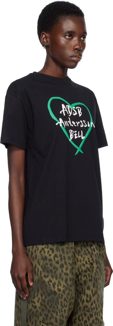 T-paita Andersson Bell Andersson Bell Heart Kelly Logo T-Shirt Musta | atb1290u, 1