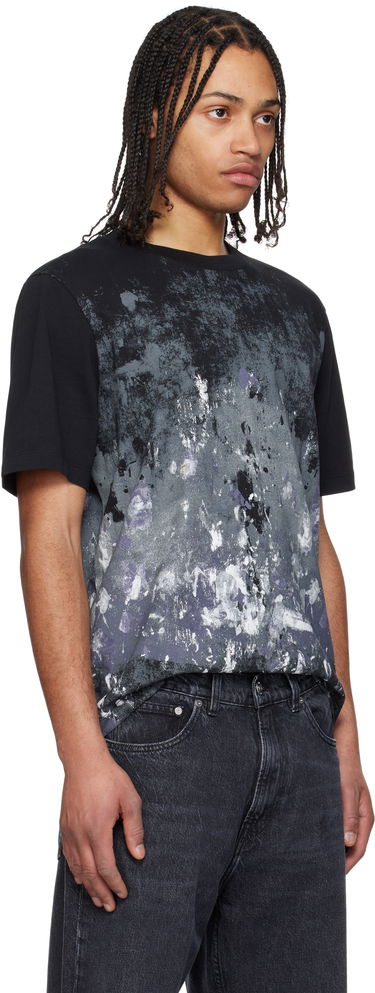 T-paita rag & bone Rag & Bone Splatter Print T-Shirt Musta | MBC25ST033KJ33, 1