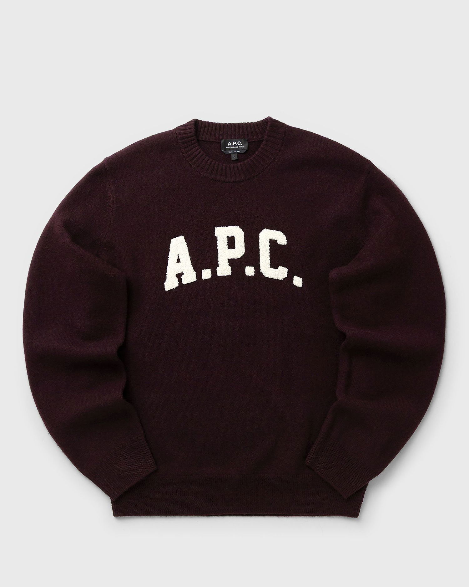 Villapaita A.P.C. A.P.C. Jay Pullover Sweater Burgundia | WVBDK-H23458-GAC, 1