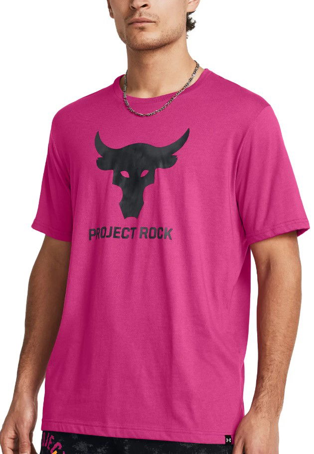 T-paita Under Armour Project Rock Payoff Graphc SS Vaaleanpunainen | 1383191-686
