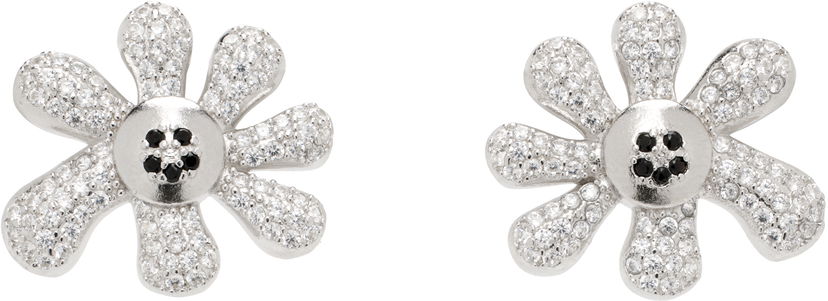 Korvakorut Collina Strada Collina Strada Happy Blossom Pave Earrings Metallinen | XX1074