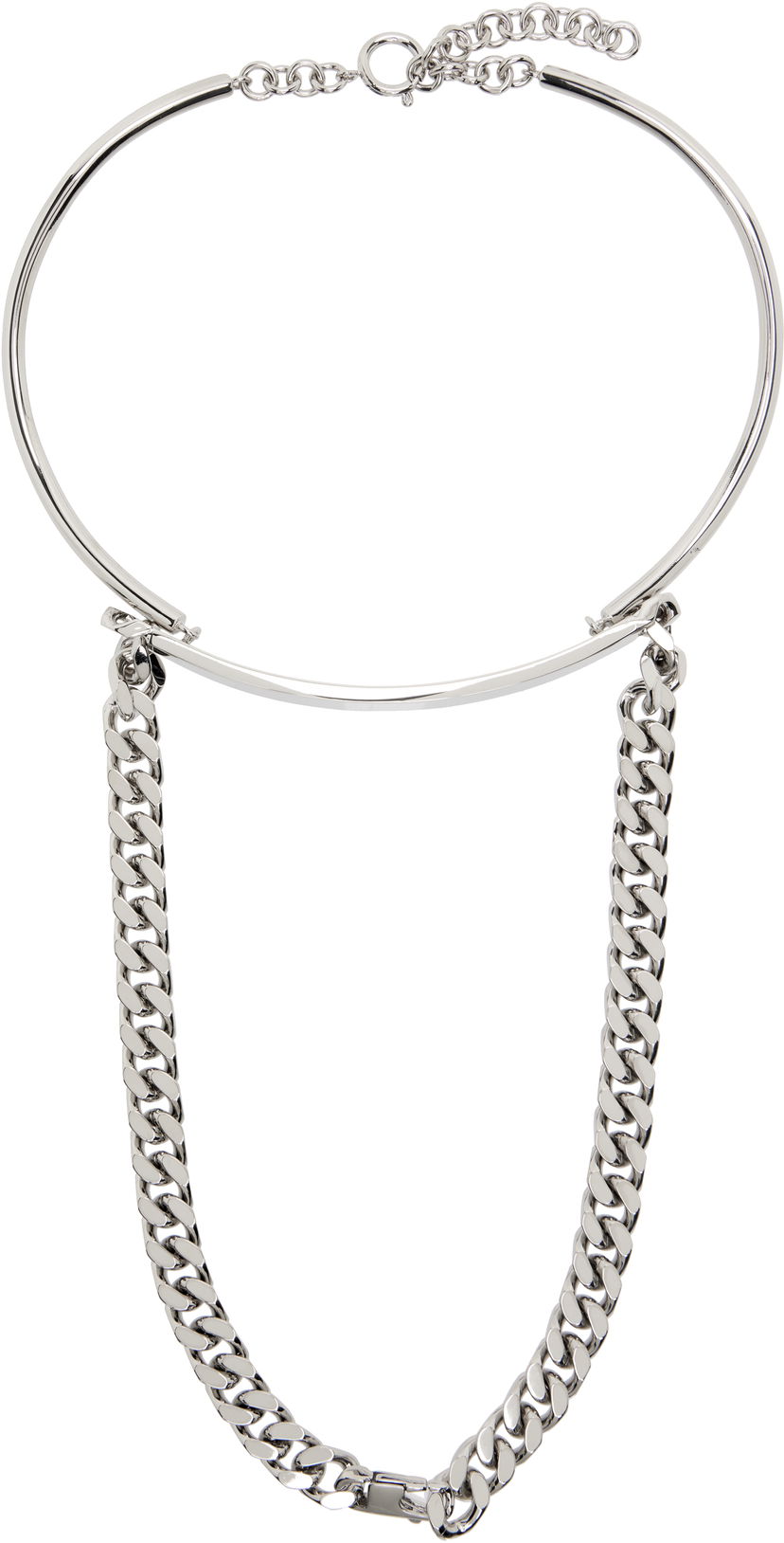 Kaulakoru Maison Margiela MM6 Maison Margiela Mixed Chain Necklace Metallinen | SM6UU0080 P8371