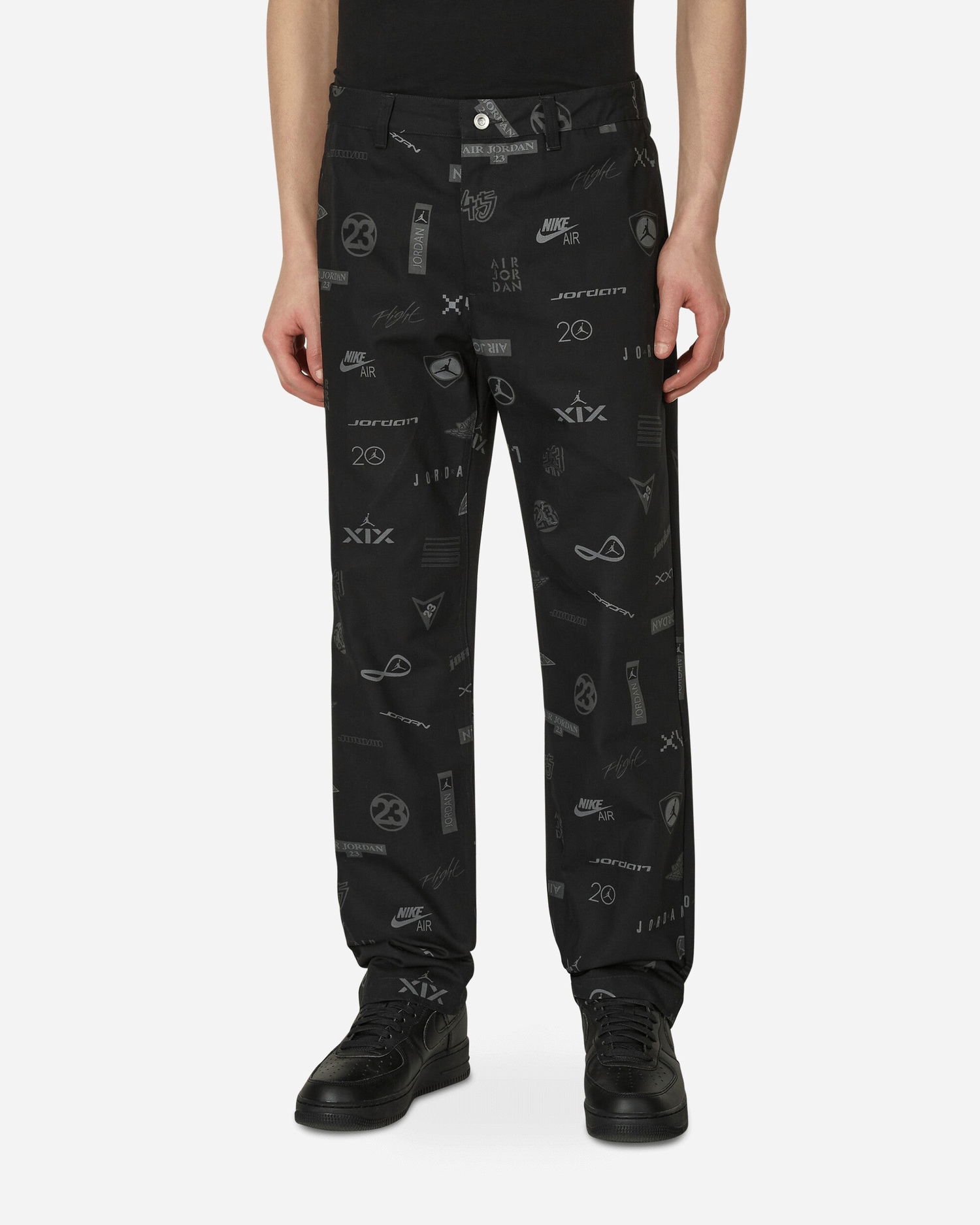 Housut Jordan Flight Heritage Printed Pants Musta | DV7559-010, 0