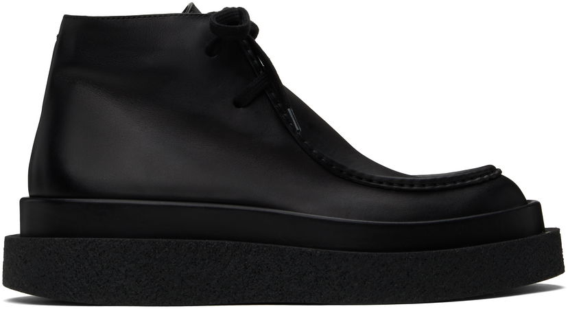Tennarit ja kengät Jil Sander Jil Sander Low Lace-Up Boots Musta | J33ZJ0011_P4942