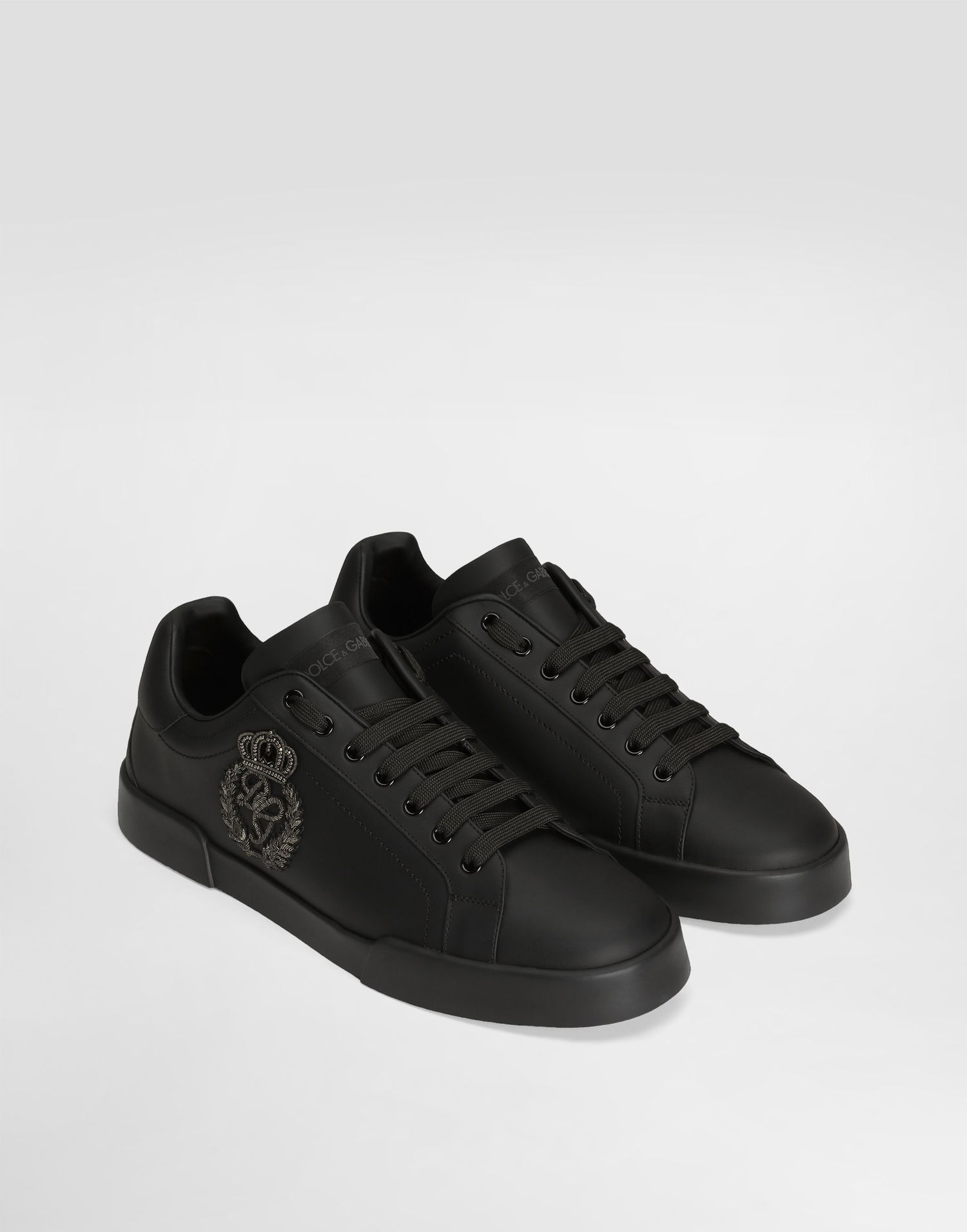 Tennarit ja kengät Dolce & Gabbana Portofino Light Strobel Calfskin Musta | CS2330A014180999, 1