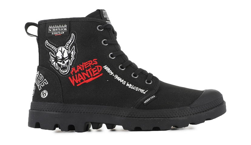 Tennarit ja kengät Palladium Pampa Hellfire Stranger Things Boots Musta | 74496-001-M