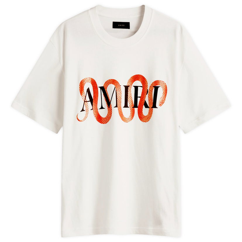 T-paita AMIRI Snake Print Graphic T-Shirt Valkoinen | AMJYTE1155-127