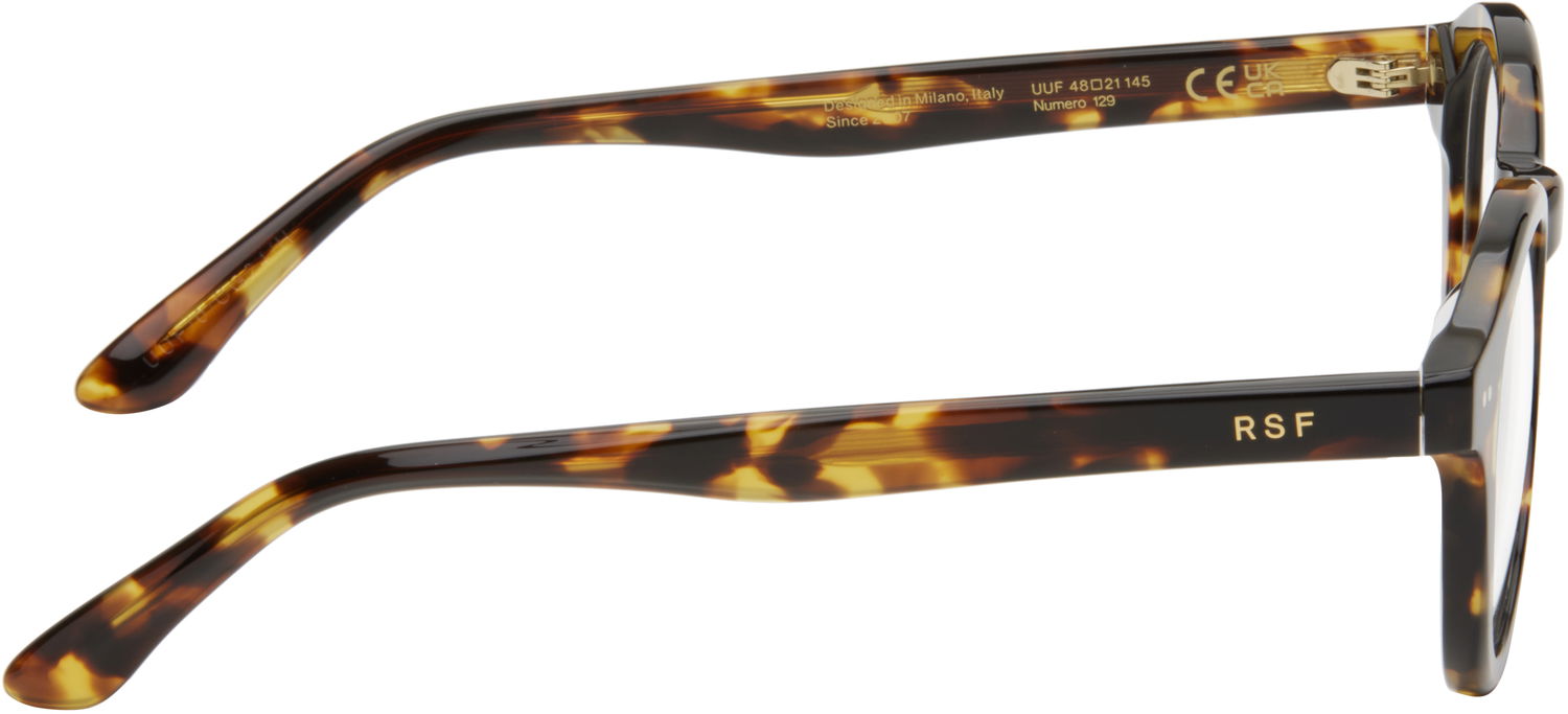 Aurinkolasit RETROSUPERFUTURE RETROSUPERFUTURE Numero 129 Round Frame Glasses Ruskea | UUF, 1