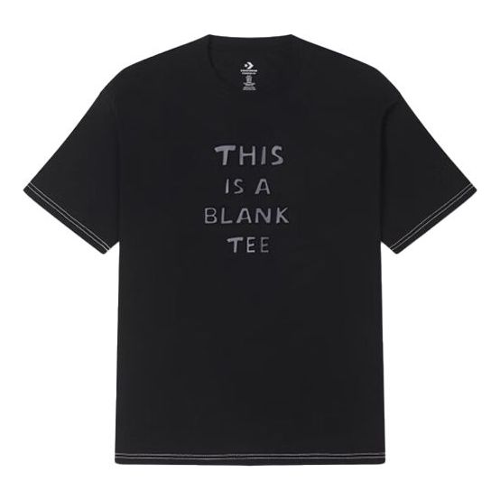 T-paita Converse Logo Print Regular Fit Tee Musta | 10025873-A02, 0