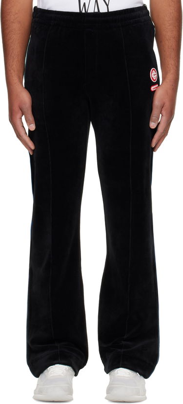 Verryttelyhousut Casablanca Gradient Piping Velour Track Pants Musta | M-AW25-JTR-300-01, 0