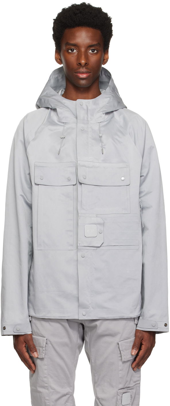 Takki C.P. Company Detachable Patch Jacket Harmaa | 14CMOW011A-006258A, 0