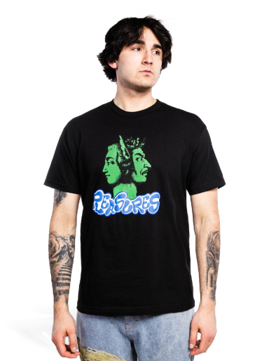 T-paita Pleasures Two Face T-Shirt Musta | P21W046-BLACK