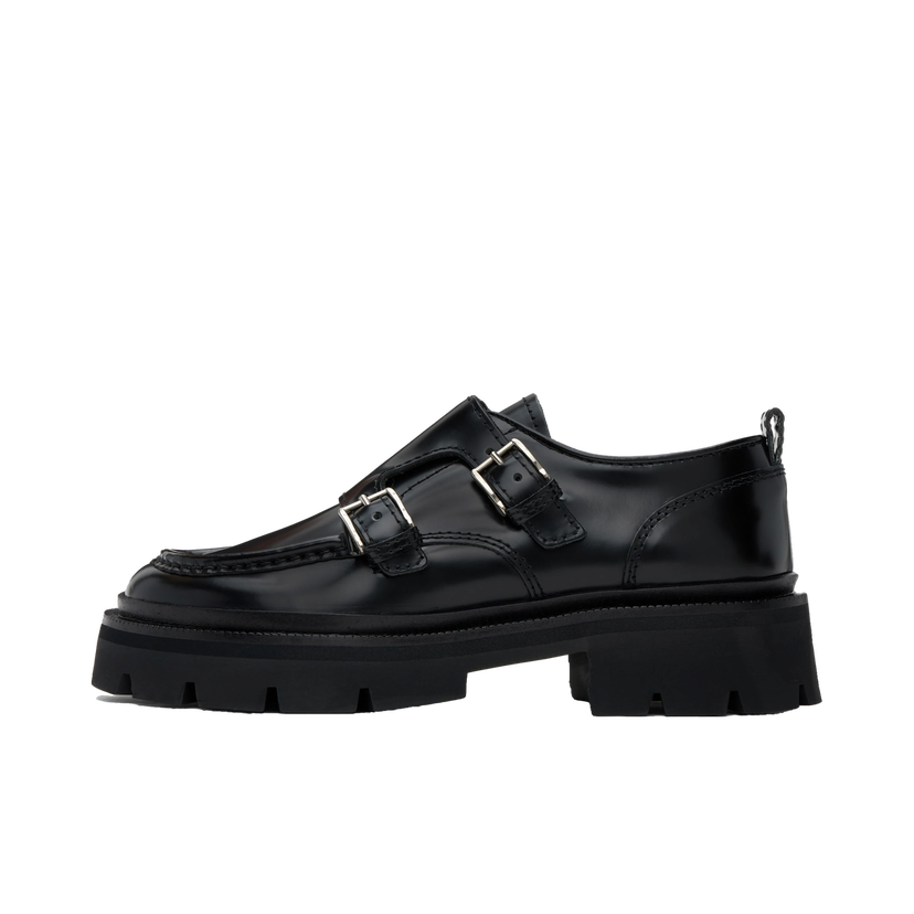 Tennarit ja kengät AMI Anatomical Monkstraps Musta | USV023.AL0071