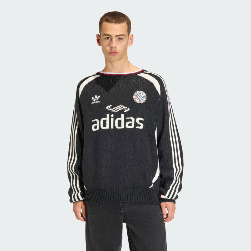 Villapaita adidas Performance AdiColor Blokecore Sweater Musta | KQ5080