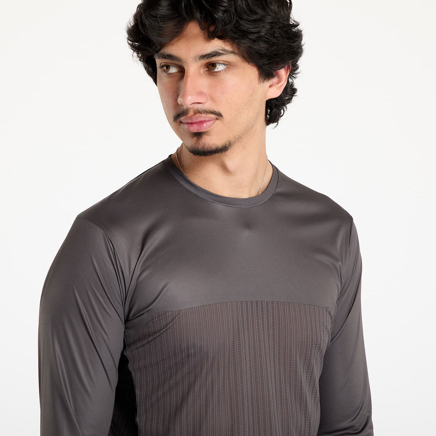 T-paita Soar Running SOAR Long Sleeve Hot Weather T-Shirt Harmaa | SS25-SLS5M-BLK, 1