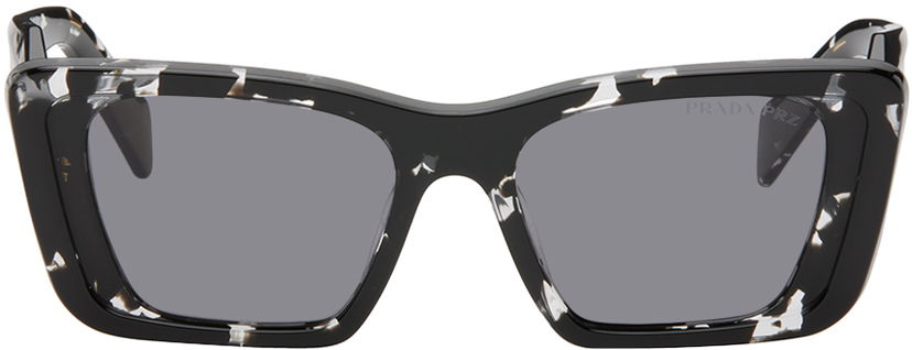 Aurinkolasit Prada Tortoiseshell Square Sunglasses Musta | 0PR 08YS 8056262085301