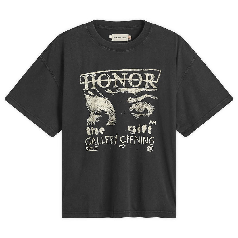 T-paita Honor The Gift Art That Reflects Graphic T-Shirt Musta | HTG250347-BLK