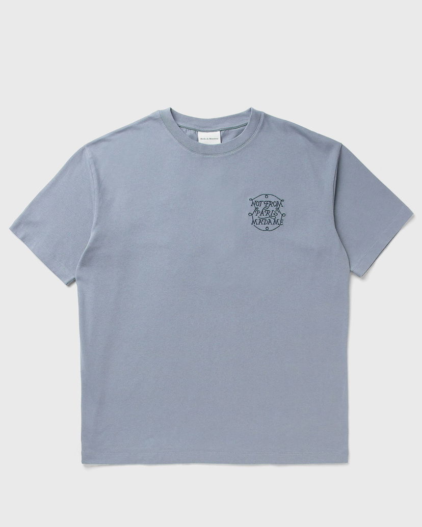 T-paita Drôle de Monsieur Slogan T-Shirt Sininen | H-TS259-CO134-SLTB