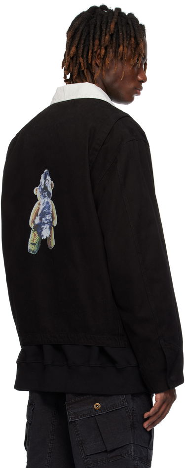 Takki We11done We11done Punk Teddy Work Jacket Musta | WD-JK0-25-040-U-BK, 2