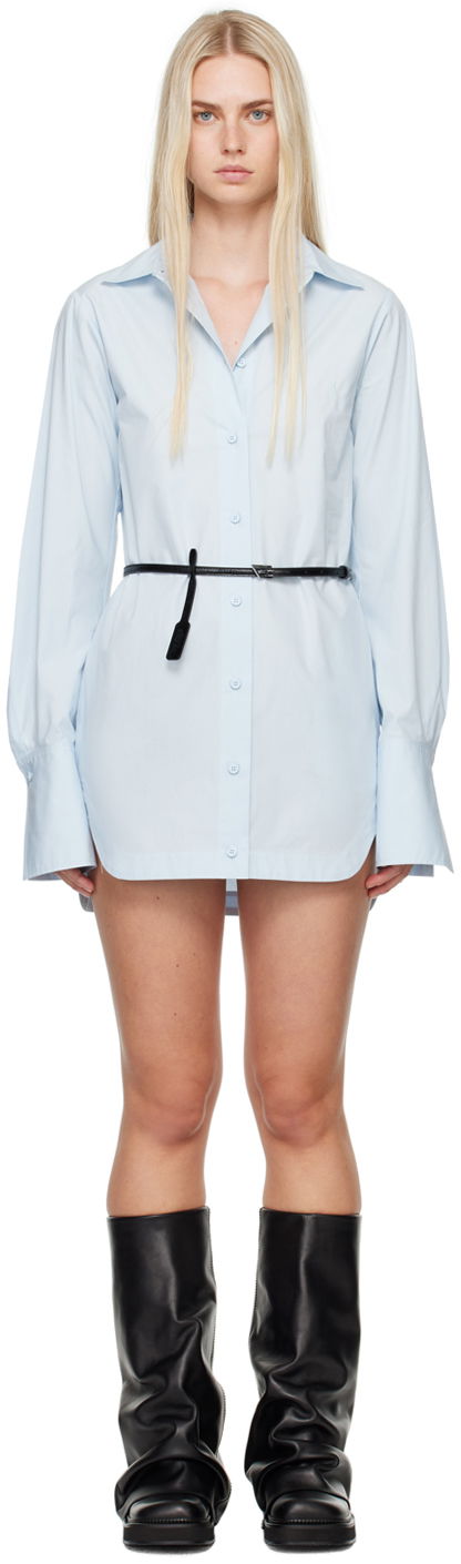 Paita The Attico The Attico Shirt-Style Minidress Sininen | 247WCA318 C052