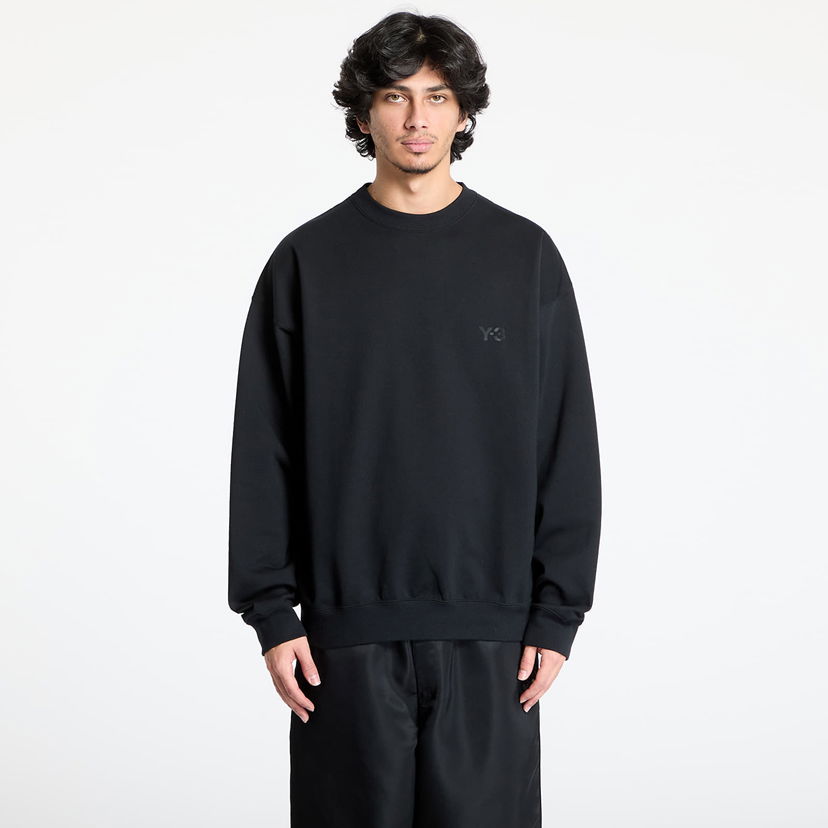 Villapaita Y-3 Y-3 French Terry Crew Sweatshirt Musta | JN4926