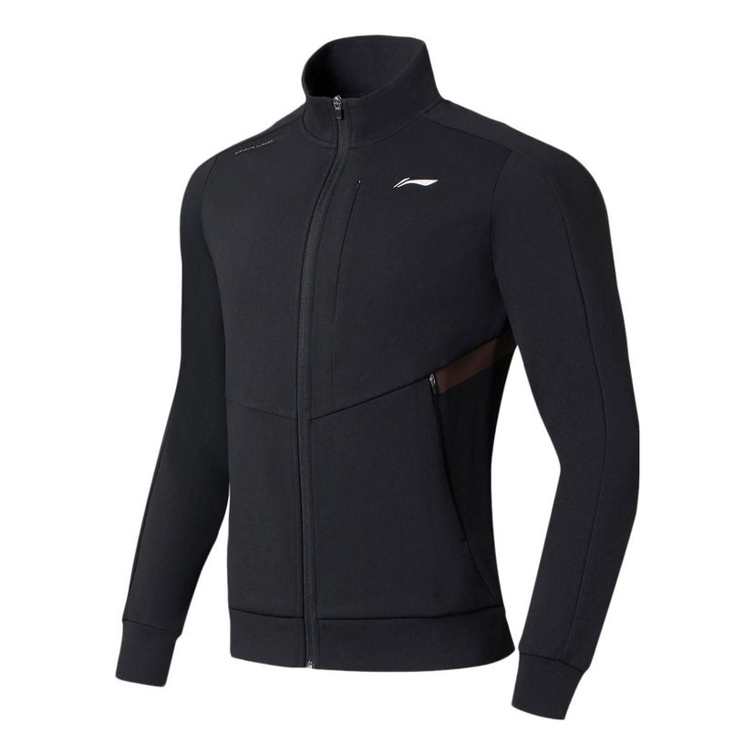 Bomber-takki Li-Ning Fitness Series Jacket Musta | AWDS629-1