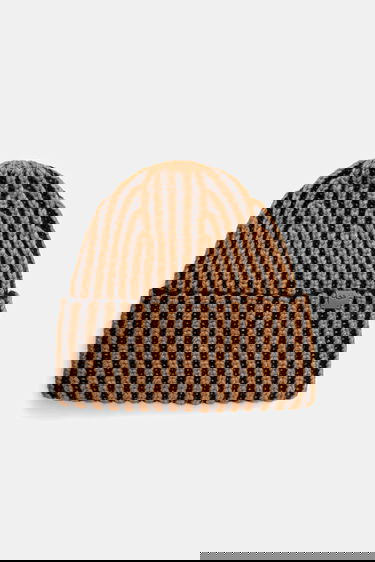 Asusteet UGG CHUNKY Knitted Striped Wool Blend Hat and Fingerless Gloves Set Monivärinen | 103605, 1