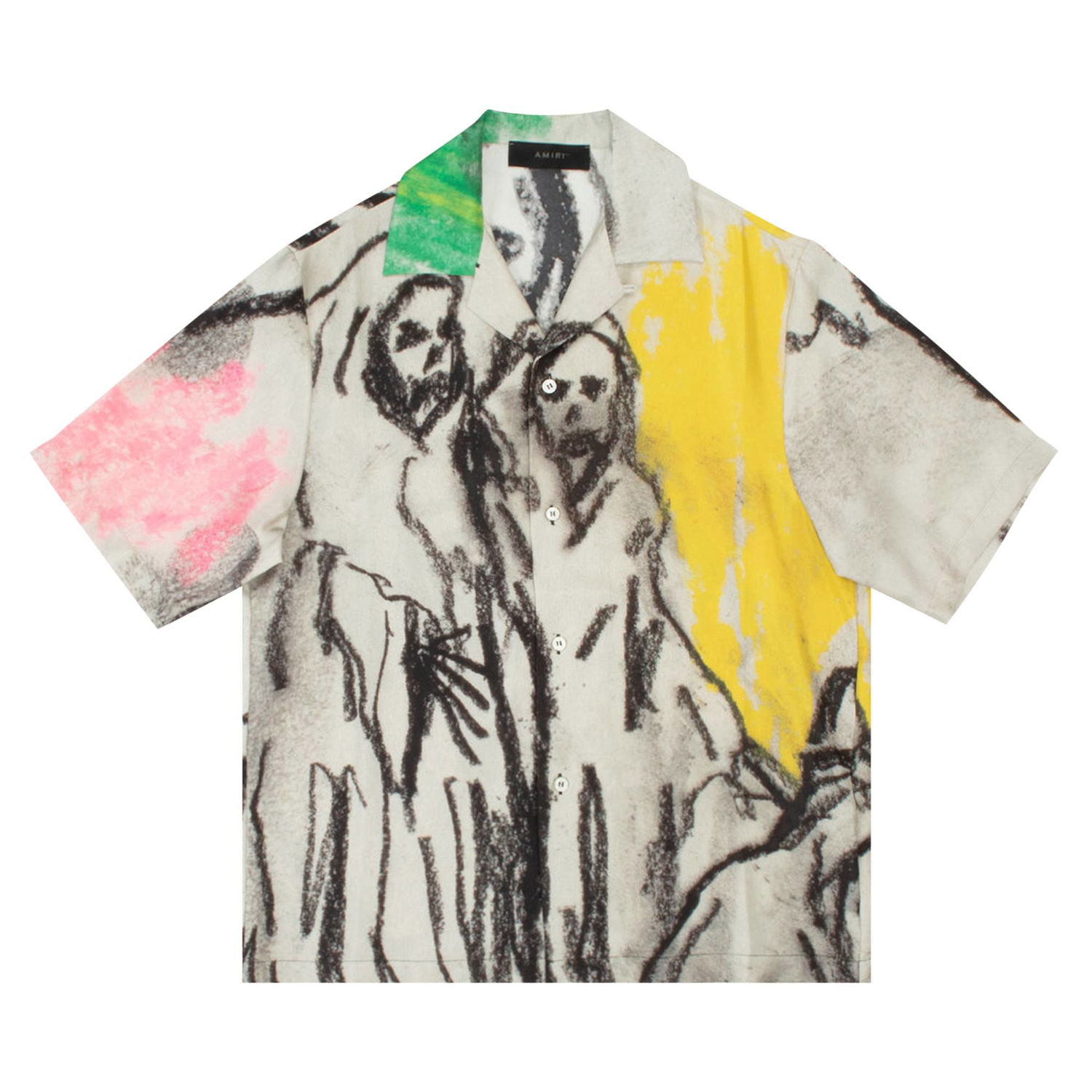 Paita AMIRI x Wes Lang Reaper Bowling Shirt Monivärinen | AW22MSS003 900 MULT, 1